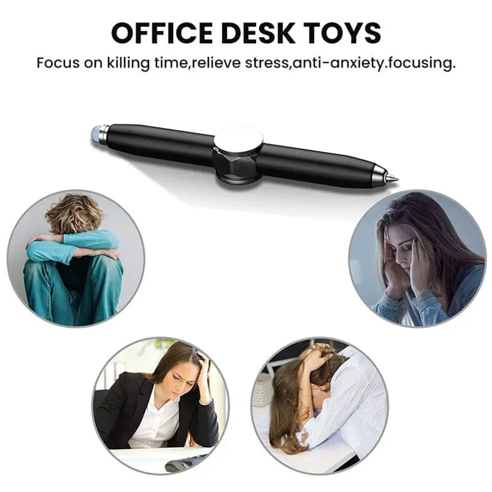 Спиннер-ручка со светодиодной подсветкой, Многофункциональная игрушка для декомпрессии, вращающиеся светящиеся ручки, Спиннер, гироскоп для пальцев K2u7 
Спиннер-ручка со светодиодной подсветкой, Многофункциональная игрушка для декомпрессии, вращающиеся светящиеся ручки, Спиннер, гироскоп для пальцев K2u7