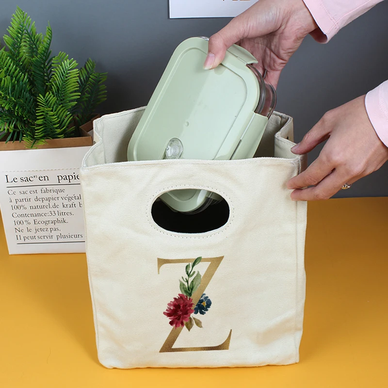 Gold Letters Unisex Portable Lunch Bag Insulated Lunch Box Tote Bag Office Refrigerator Container Food Storage Bag Tote Bag
Gold Letters Unisex Portable Lunch Bag Insulated Lunch Box Tote Bag Office Refrigerator Container Food Storage Bag Tote Bag
