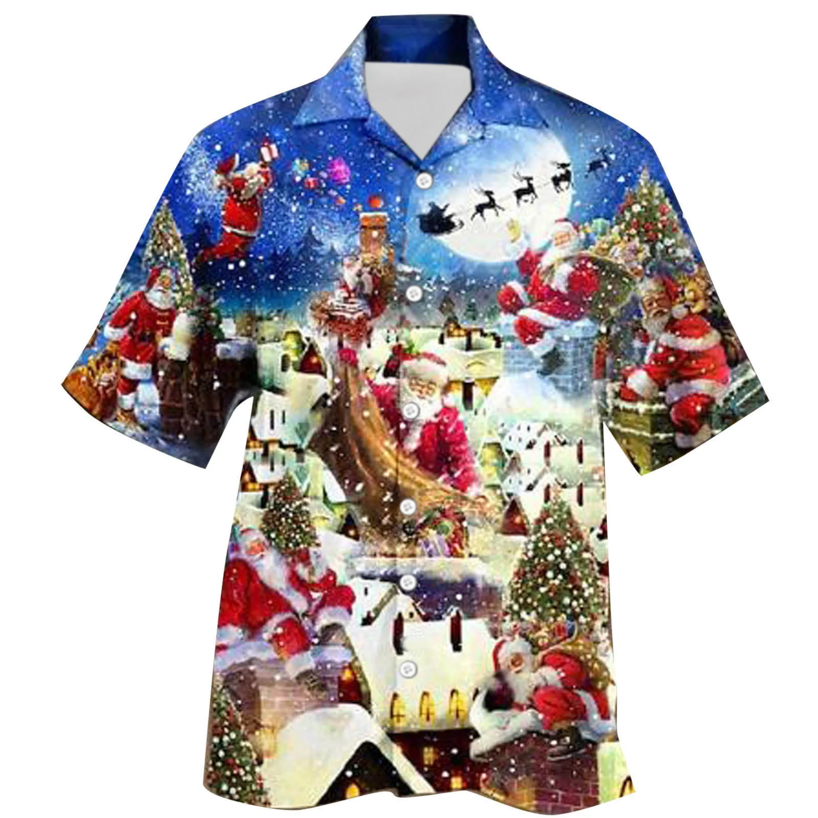 Casual Shirts Men Mens Christmas Santa Digital 3D Printing Short Sleeve Lapel Button Shirt Mens Scoop Neck T Shirts Workout Tech
Casual Shirts Men Mens Christmas Santa Digital 3D Printing Short Sleeve Lapel Button Shirt Mens Scoop Neck T Shirts Workout Tech