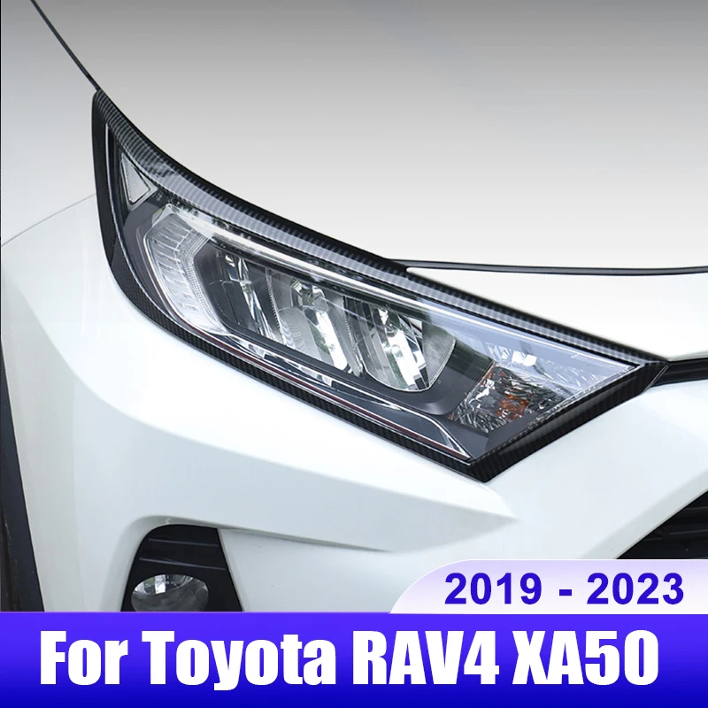 For Toyota RAV4 XA50 2019 2020 2021 2022 2023 RAV 4 Hybrid Car Front Headlight Eyebrow Eyelids Trim Cover Accessories
For Toyota RAV4 XA50 2019 2020 2021 2022 2023 RAV 4 Hybrid Car Front Headlight Eyebrow Eyelids Trim Cover Accessories