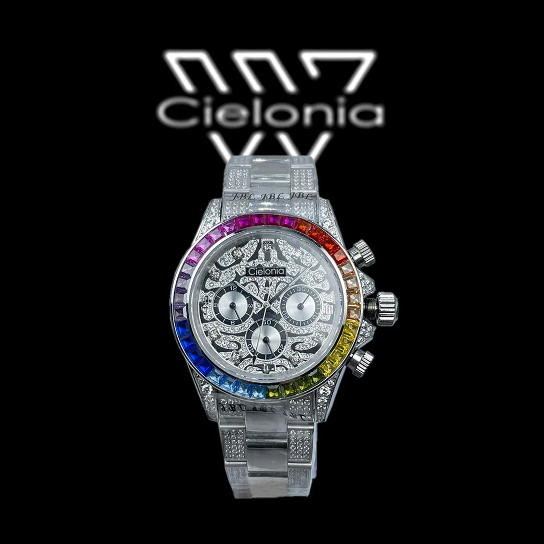 Men's High Quality Mechanical Watch, Full Diamond Dial ,Waterproof With Sapphire,904L Stainless Steel
Men's High Quality Mechanical Watch, Full Diamond Dial ,Waterproof With Sapphire,904L Stainless Steel