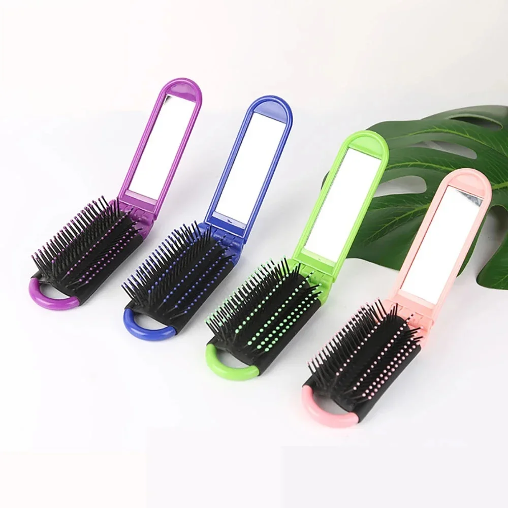Travel Foldable Mini Hair Comb with Mirror Brush Massage Anti Static Hair Folding Comb Hairdressing Salon Styling Combs Tool
Travel Foldable Mini Hair Comb with Mirror Brush Massage Anti Static Hair Folding Comb Hairdressing Salon Styling Combs Tool
