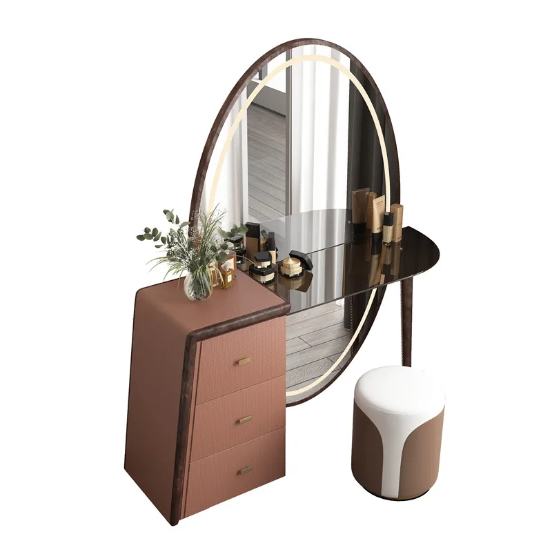 Minimalist Dressing Table, Luxury Floor to Floor Large Dressing Mirror, Bedroom Makeup Table, Storage and One Piece Cabinet
Minimalist Dressing Table, Luxury Floor to Floor Large Dressing Mirror, Bedroom Makeup Table, Storage and One Piece Cabinet