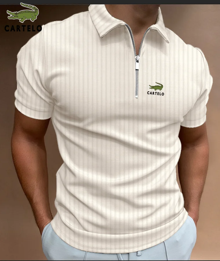 Summer men's Polo shirt Short sleeve lapel zipper Polo shirt casual printed street wear Summer men's shirt European size
Summer men's Polo shirt Short sleeve lapel zipper Polo shirt casual printed street wear Summer men's shirt European size