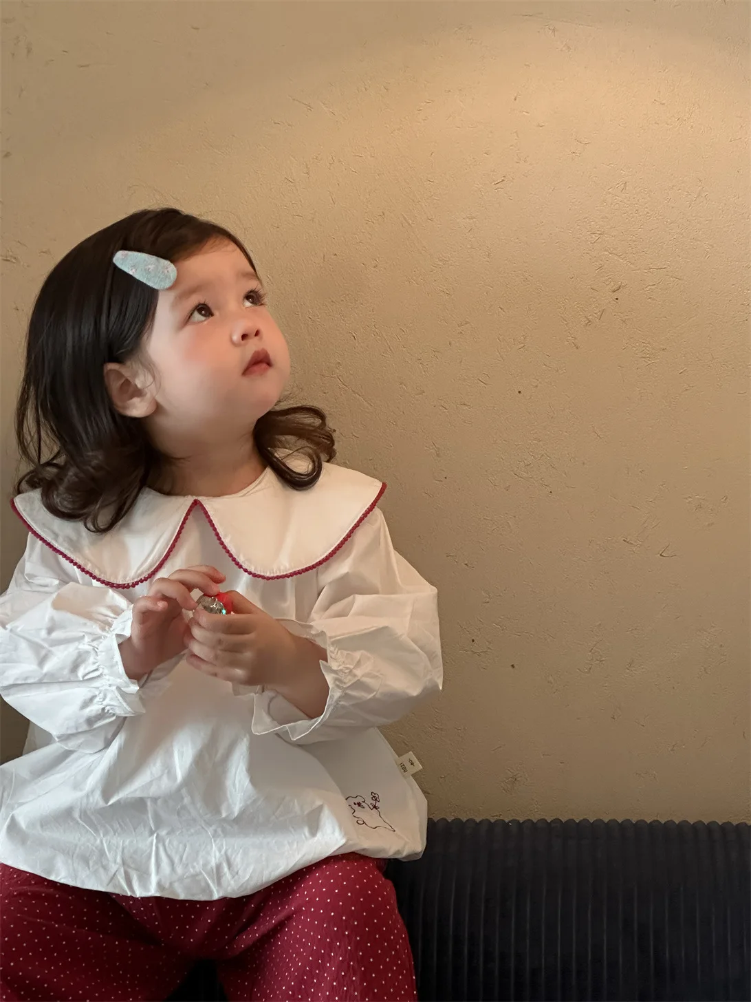 2025 Autumn New Girls Lapel Shirts Kids Loose Long Sleeve Tops Kids Girls Cotton Shirts Toddler Princess Causal Clothes 21 S7dcc4e0447ec437eacfff240f57f1a887