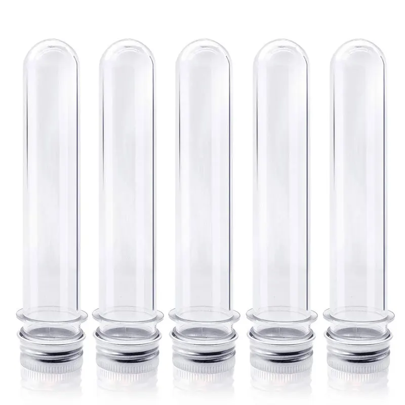 5 Pcs Plastic Clear Test Tubes With Screw Caps Candy Cosmetic Travel Lotion Containers 40ml
5 Pcs Plastic Clear Test Tubes With Screw Caps Candy Cosmetic Travel Lotion Containers 40ml