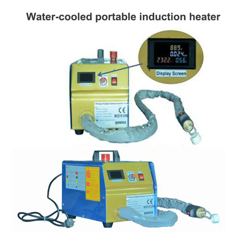 

High Frequency Induction Heater Water Cooled Induction Heating Machine 220/110V Welding Metal Copper Pipe Brazing Equipment