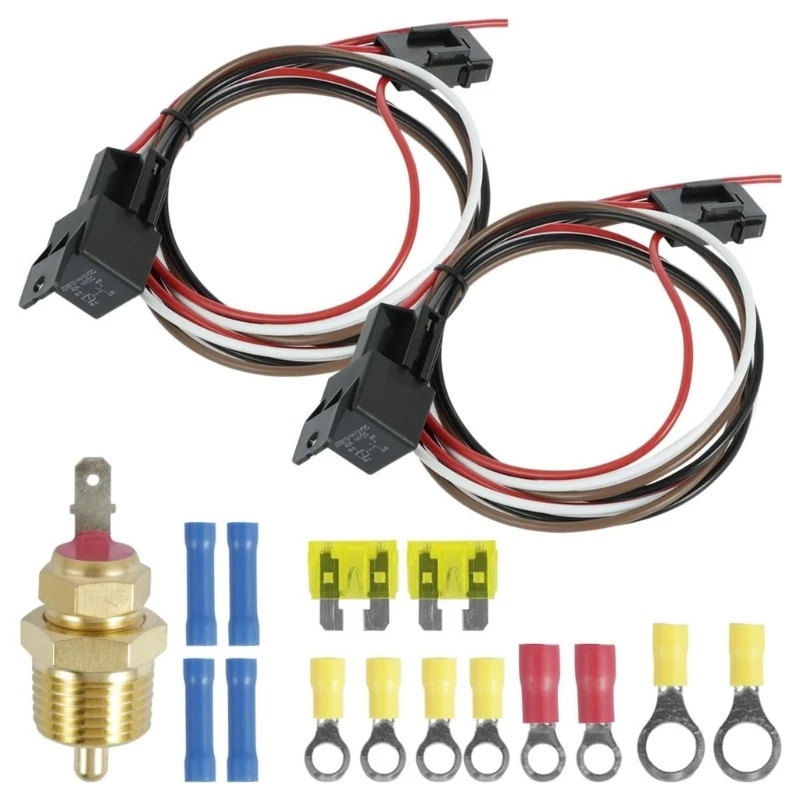 175-185 Degree Auto Car Radiator Electric Cooling Fan Thermostat Temperature Relays Harness Dropship
175-185 Degree Auto Car Radiator Electric Cooling Fan Thermostat Temperature Relays Harness Dropship