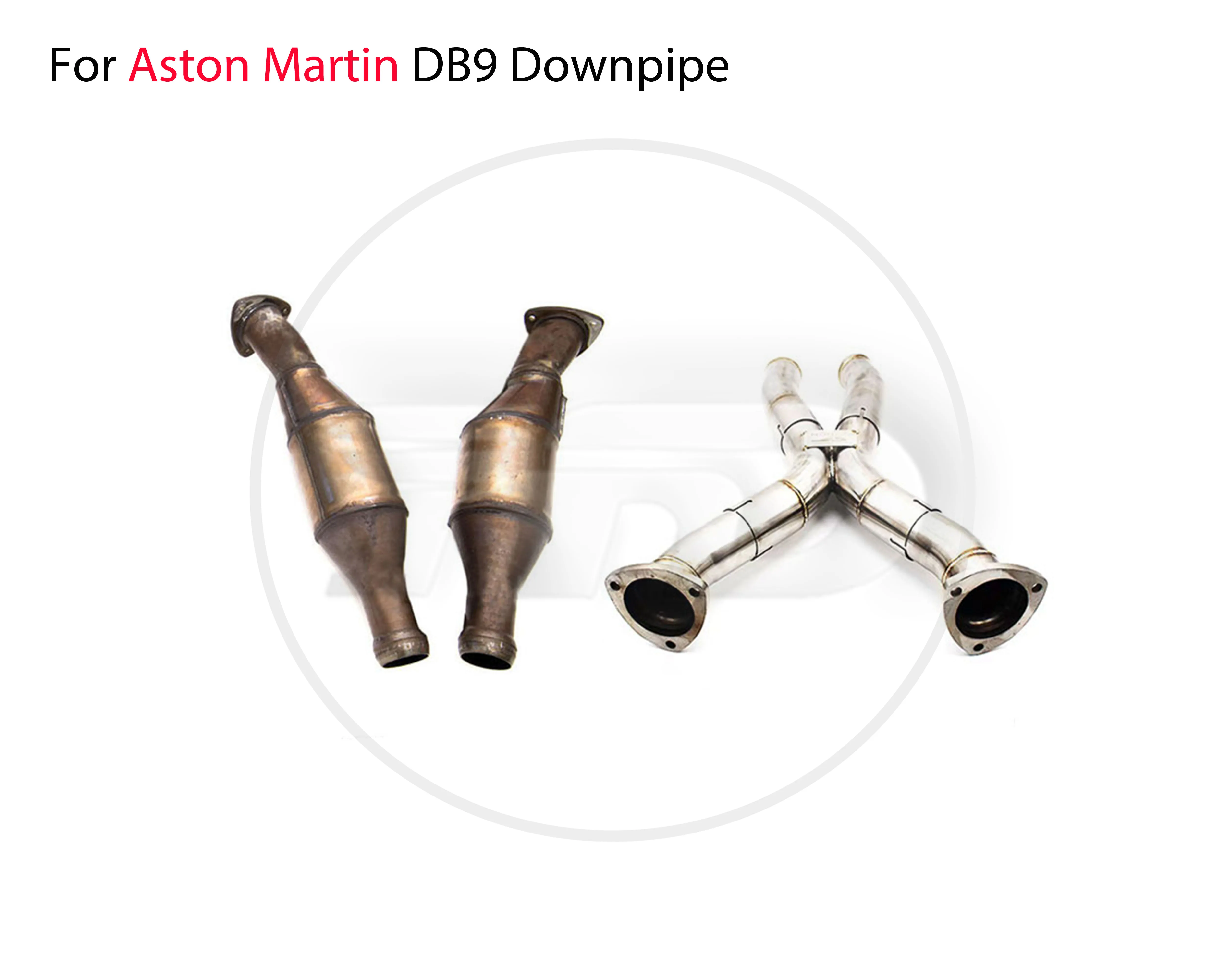 

HMD Exhaust System Front Pipe X Tube for Aston Martin DB9 Vantage Zagato Rapide 6.0L V12 Without Cat