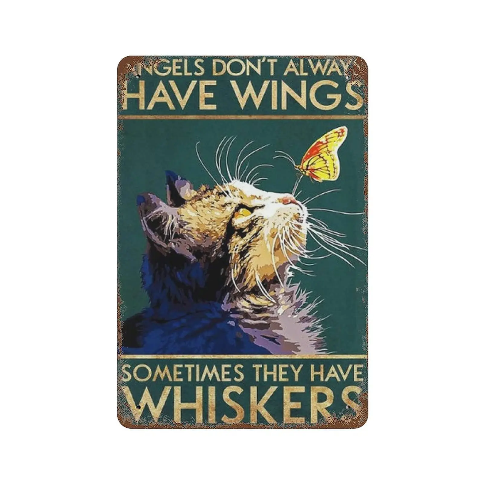 Metal tin sign,Retro Style, Novelty poster,Iron Painting,Cat Tin Sign, Print Wall Art, Cat Lover Gift, Wall Decoration, Cat Port
Metal tin sign,Retro Style, Novelty poster,Iron Painting,Cat Tin Sign, Print Wall Art, Cat Lover Gift, Wall Decoration, Cat Port