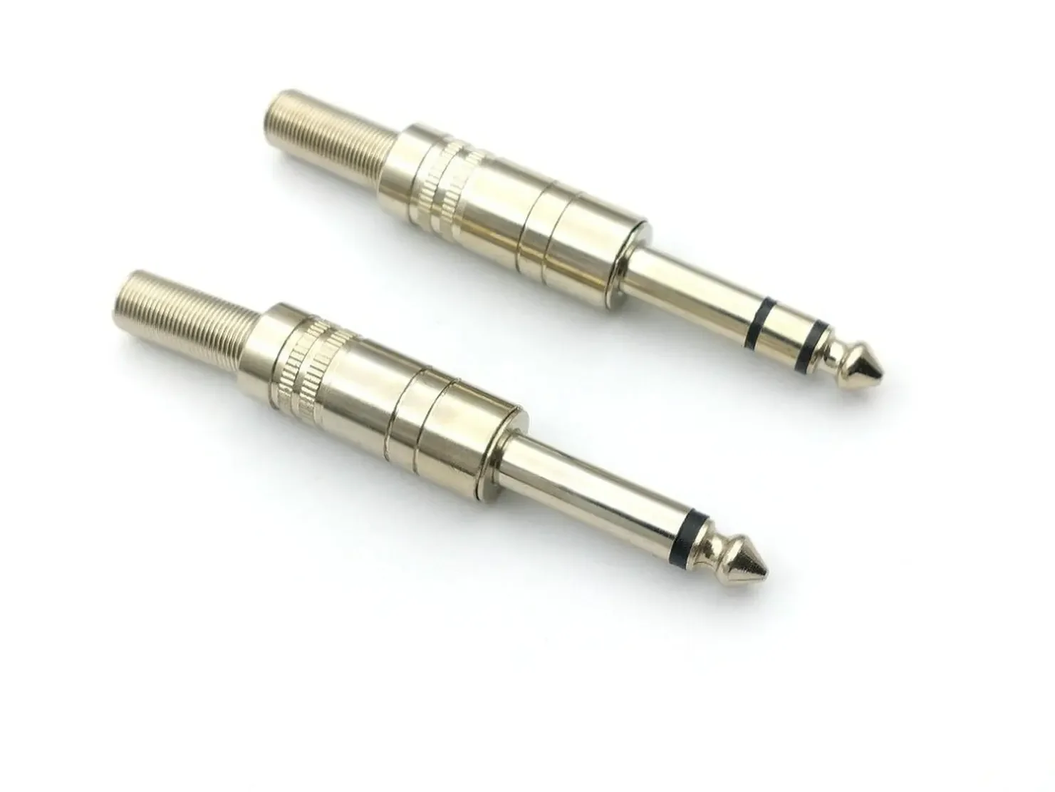 4pcs metal 6.35mm 1/4" Male mono/Stereo Audio TRS Jack Plug Connector soldering
4pcs metal 6.35mm 1/4" Male mono/Stereo Audio TRS Jack Plug Connector soldering