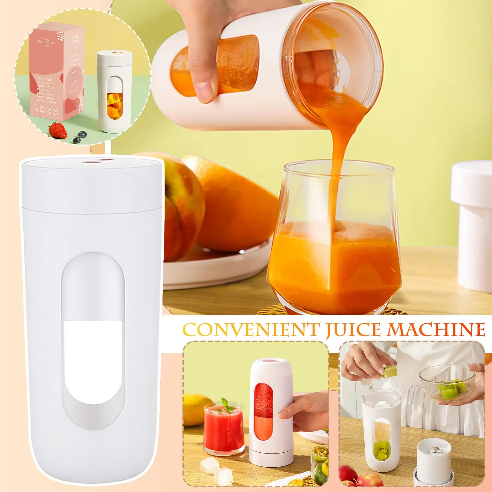 Juicer Personal Small Juicer For Smoothies And Fresh Juice Fresh Juice With Rechargeable USB Compact Cup Juicer Tool
Juicer Personal Small Juicer For Smoothies And Fresh Juice Fresh Juice With Rechargeable USB Compact Cup Juicer Tool