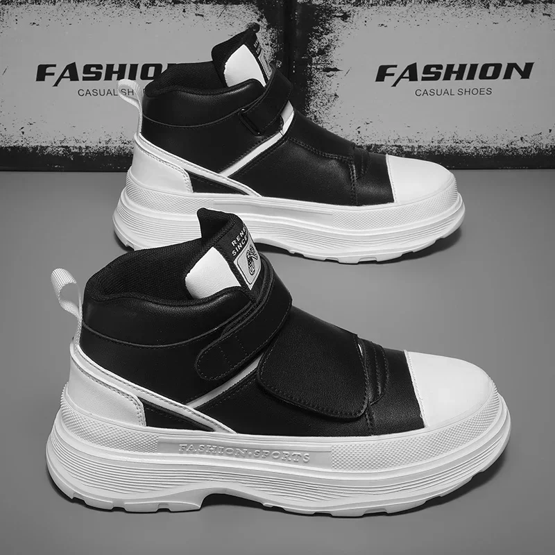 Fashion Black High top Chunky Sneakers Men Streetwear Platform Lightweight Mens Trainers Casual Designer Shoes Male Sneakers
Fashion Black High top Chunky Sneakers Men Streetwear Platform Lightweight Mens Trainers Casual Designer Shoes Male Sneakers