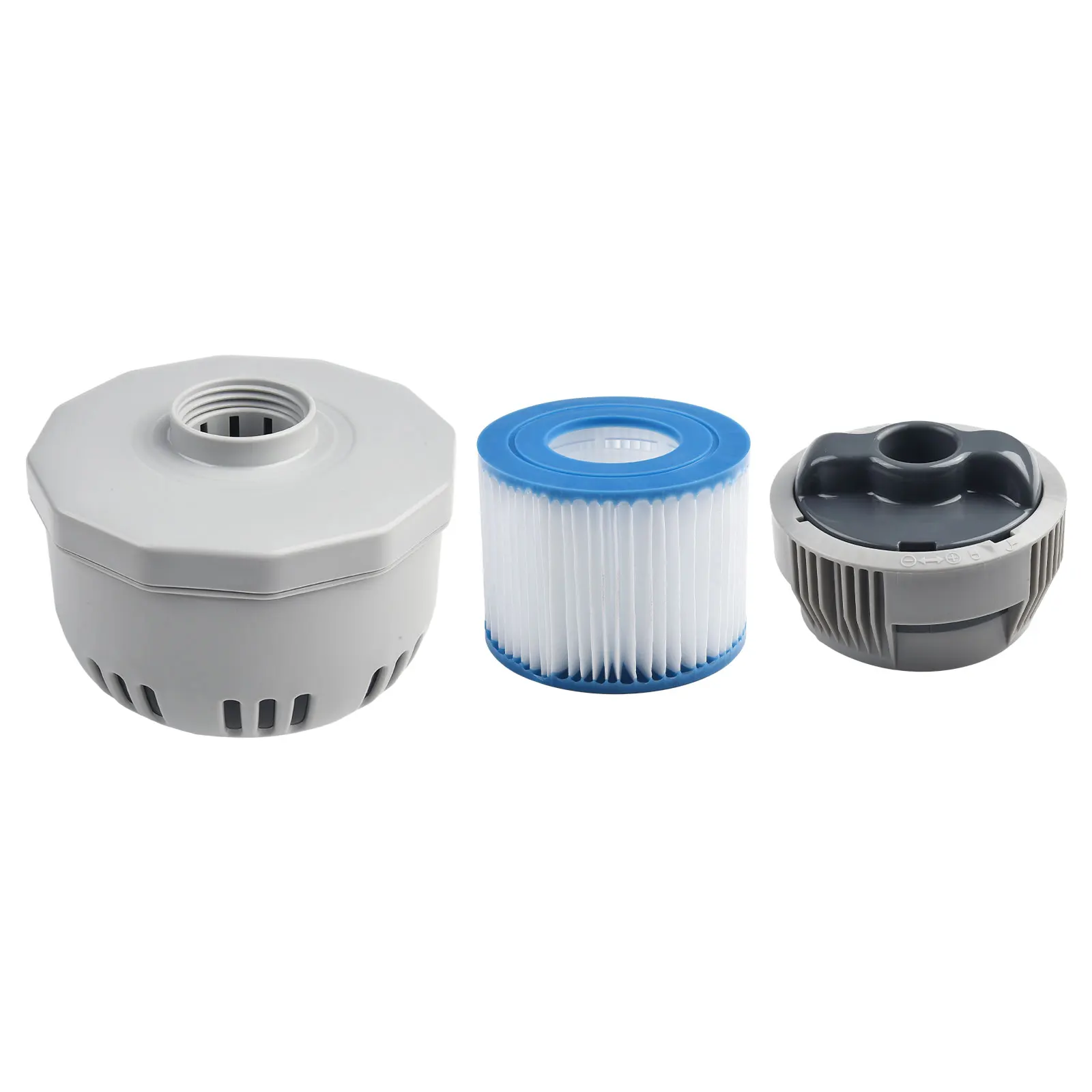 Chemical Dispenser Filter Kit Garden Pool Accessories Grey Filter Housing PVC 10*8*5cm 3pcs Blue For Lay-Z Spa VIIntex VI
Chemical Dispenser Filter Kit Garden Pool Accessories Grey Filter Housing PVC 10*8*5cm 3pcs Blue For Lay-Z Spa VIIntex VI