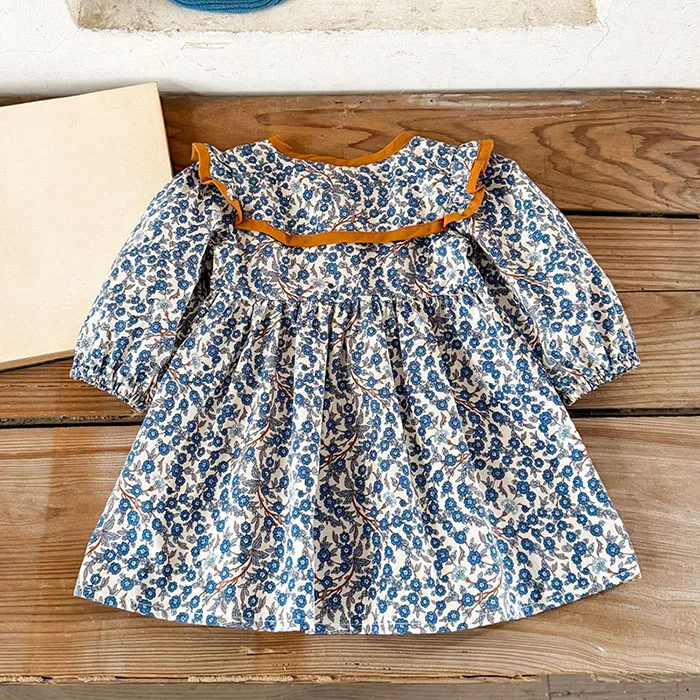 2025 New Autumn Children Clothes 1-5Yrs Girl Party Dress Children Clothes Long Sleeved Cotton Printed Kids Princess Dresses 5 S7dd55494e6244c8d8f31972c0568dfd4i