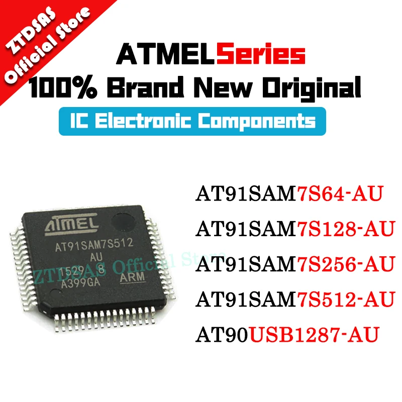 AT91SAM7S64-AU AT91SAM7S128-AU AT91SAM7S256-AU AT91SAM7S512-AU AT90USB1287-AU AT91SAM7S AT90USB1287 AT90USB AT91S IC MCU LQFP-64
AT91SAM7S64-AU AT91SAM7S128-AU AT91SAM7S256-AU AT91SAM7S512-AU AT90USB1287-AU AT91SAM7S AT90USB1287 AT90USB AT91S IC MCU LQFP-64