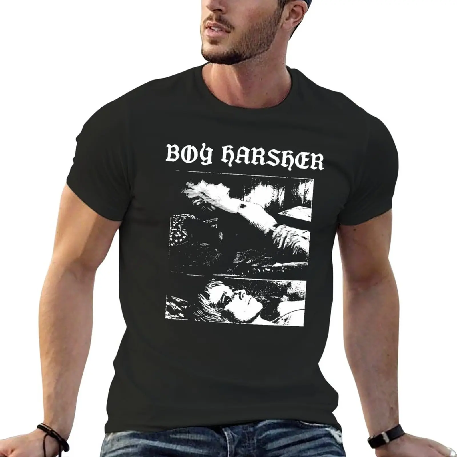 Boy Harsher black and white picture T-Shirt Aesthetic clothing cute tops mens graphic t-shirts
Boy Harsher black and white picture T-Shirt Aesthetic clothing cute tops mens graphic t-shirts