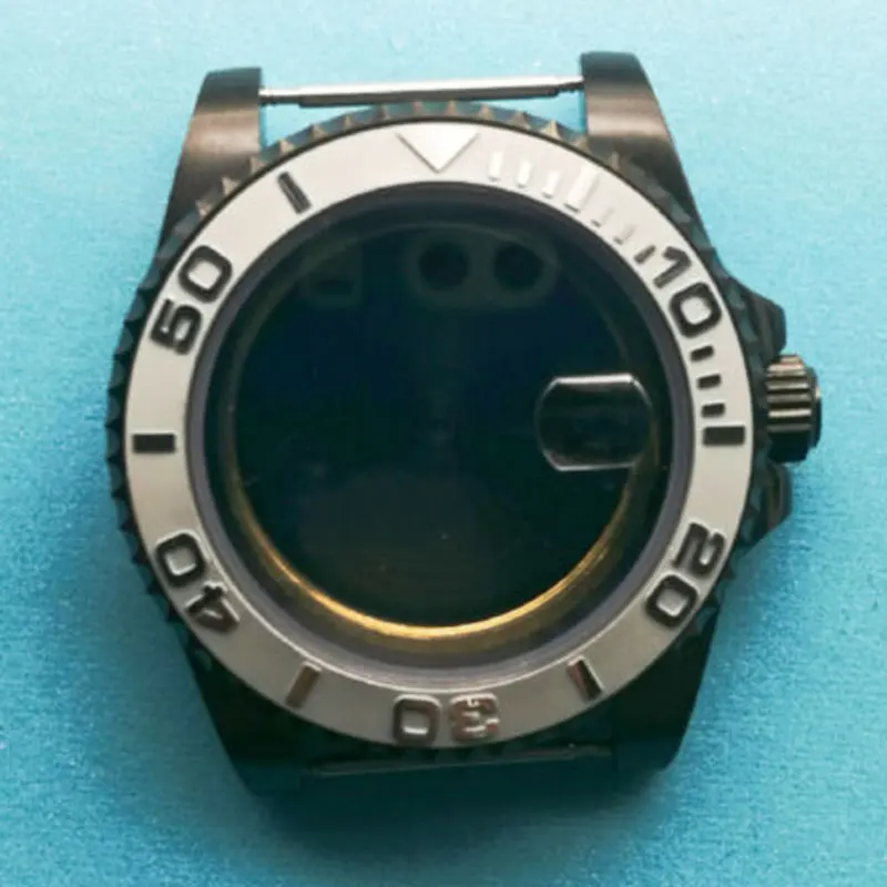 40mm SUB PVD Coated Watch Case For NH35/NH35A NH36 ETA2824 MIYOTA brushed insert Bezel Seeing Through Back
40mm SUB PVD Coated Watch Case For NH35/NH35A NH36 ETA2824 MIYOTA brushed insert Bezel Seeing Through Back
