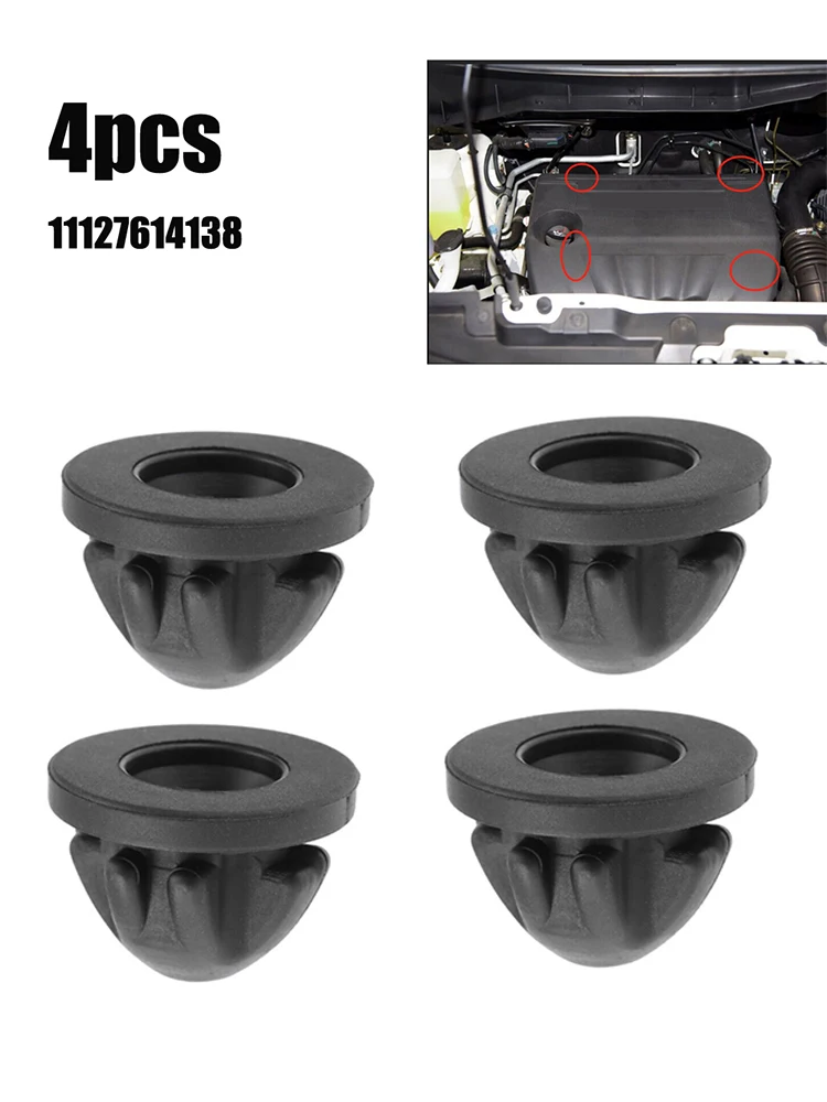4pcs Engine Cover Trim Rubber Mount Grommet Bush Black Rubber Bump Stop Engine Accessories 11127614138 For BMW
4pcs Engine Cover Trim Rubber Mount Grommet Bush Black Rubber Bump Stop Engine Accessories 11127614138 For BMW