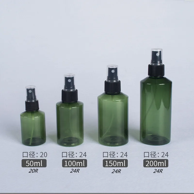 50/100/150/200ml Dark Green Spray Bottles Slant Shoulder Cosmetics Refillable Bottle Portable Fine Mist Bottles
50/100/150/200ml Dark Green Spray Bottles Slant Shoulder Cosmetics Refillable Bottle Portable Fine Mist Bottles