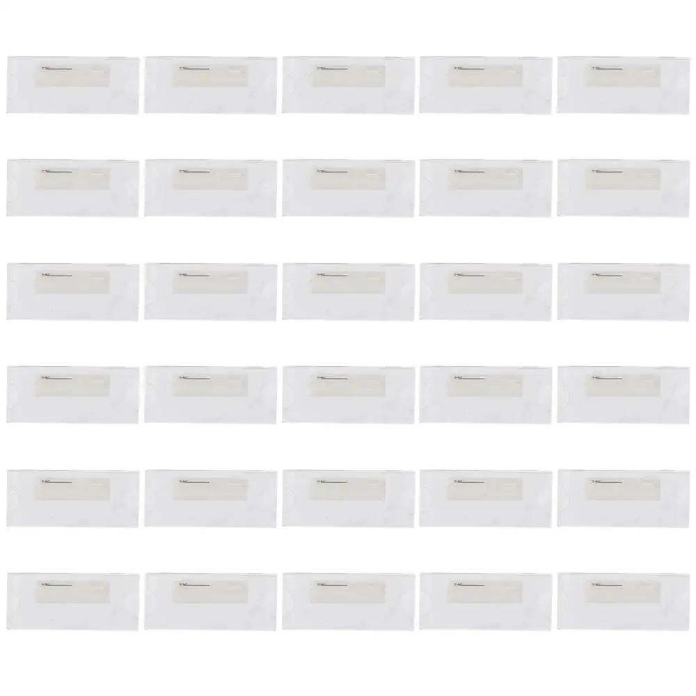30 Pcs Clear Name Tags Clothes with Pins Acrylic Sign Display Holder Name Badges Office
30 Pcs Clear Name Tags Clothes with Pins Acrylic Sign Display Holder Name Badges Office