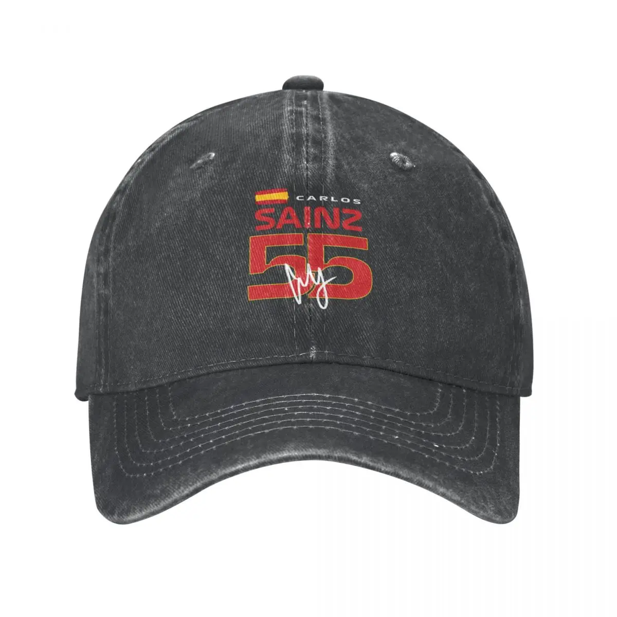 

Carlos Sainz 55 Cowboy Hat Streetwear Hat For Women Men'S