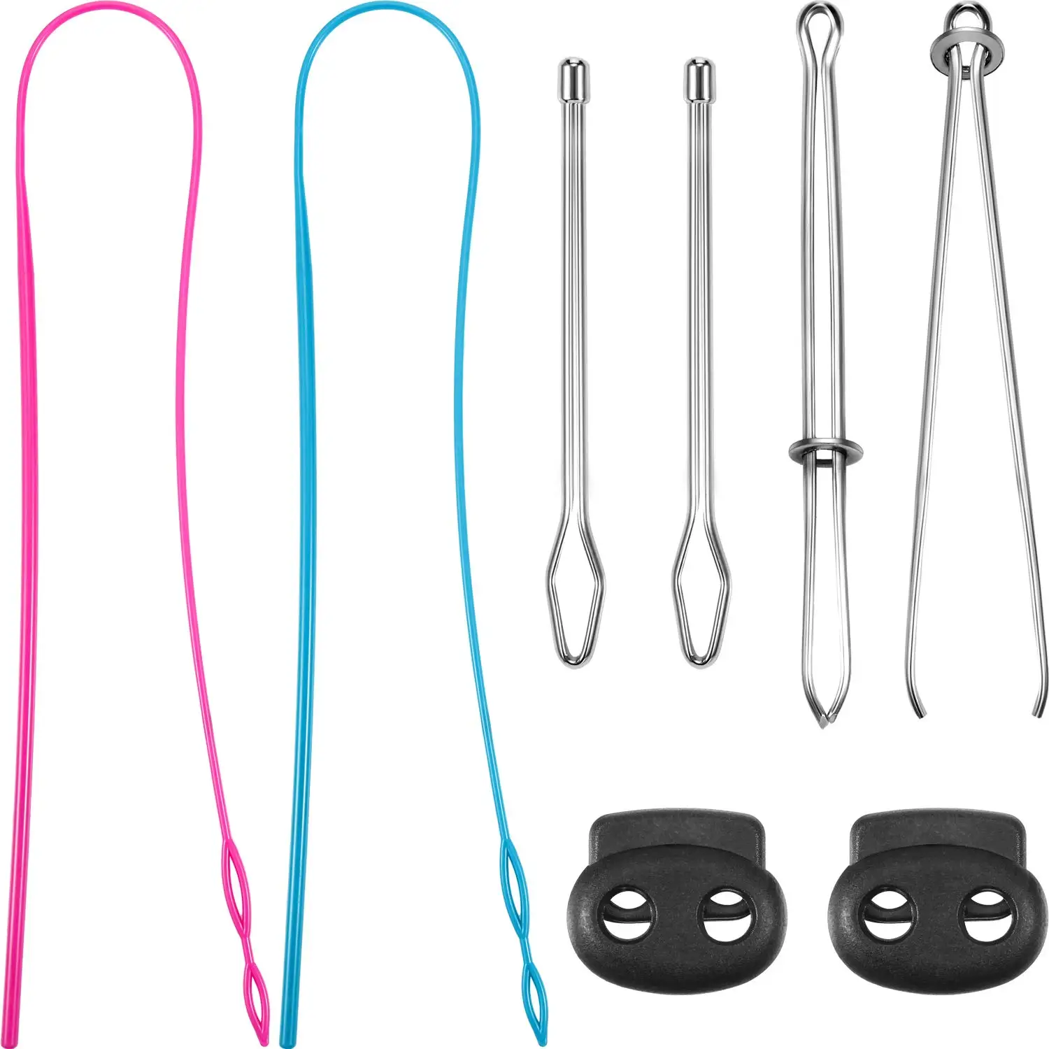 8Pcs Drawstring Threader Tool Set Flexible Drawstring Threader &Metal Drawstring Threaders 2pc Cord Locks for Shorts Hoodies
8Pcs Drawstring Threader Tool Set Flexible Drawstring Threader &Metal Drawstring Threaders 2pc Cord Locks for Shorts Hoodies