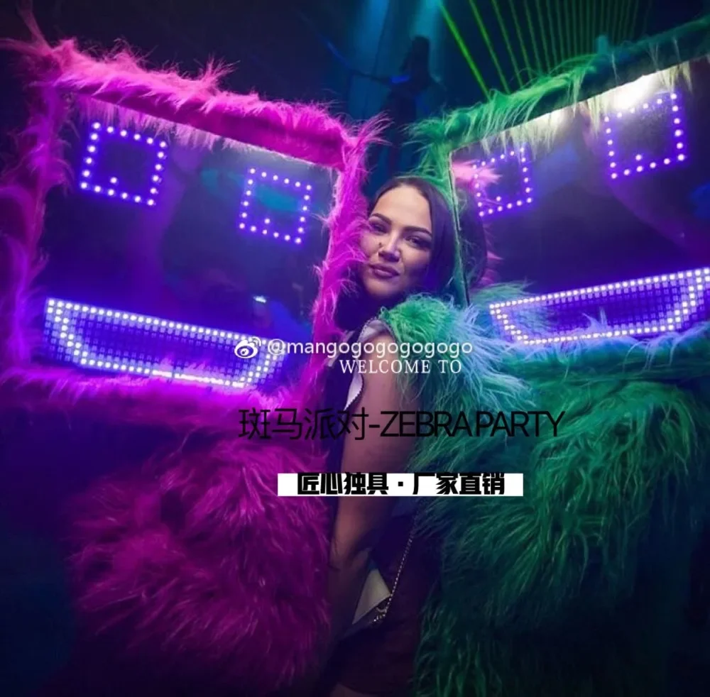 Головной убор Gogo Show светодиодный Technology, Женский костюм для представлений в джунглях, костюм с меховой курткой для бара, костюмы для косплея для шоу в ГОГО
Головной убор Gogo Show светодиодный Technology, Женский костюм для представлений в джунглях, костюм с меховой курткой для бара, костюмы для косплея для шоу в ГОГО
