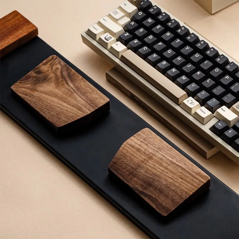 MiFuny Original Split Black Walnut Keyboard Hand Rest Wooden Wrist Rest Ergonomic for 65%75%80%keys Alice Mechanical Keyboards
MiFuny Original Split Black Walnut Keyboard Hand Rest Wooden Wrist Rest Ergonomic for 65%75%80%keys Alice Mechanical Keyboards