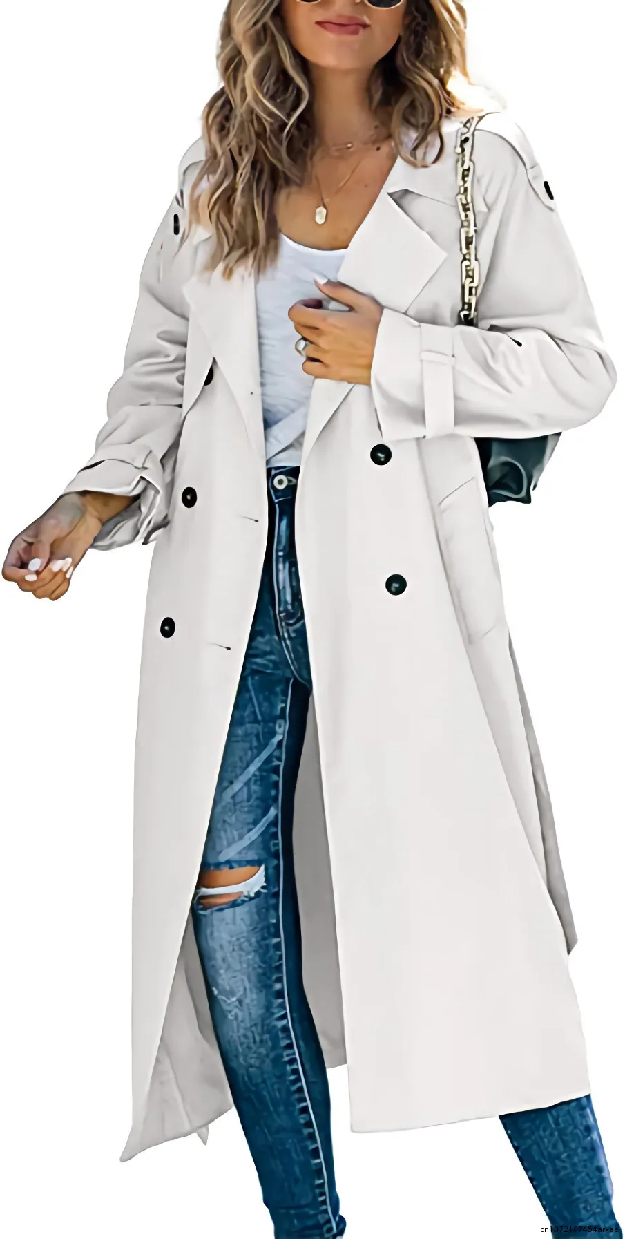 Trench Coat for Women Slim Double Breasted Spring Autumn New Long Trench Coat Casual Outwear Women Windbreakers Jacket Tops
Trench Coat for Women Slim Double Breasted Spring Autumn New Long Trench Coat Casual Outwear Women Windbreakers Jacket Tops