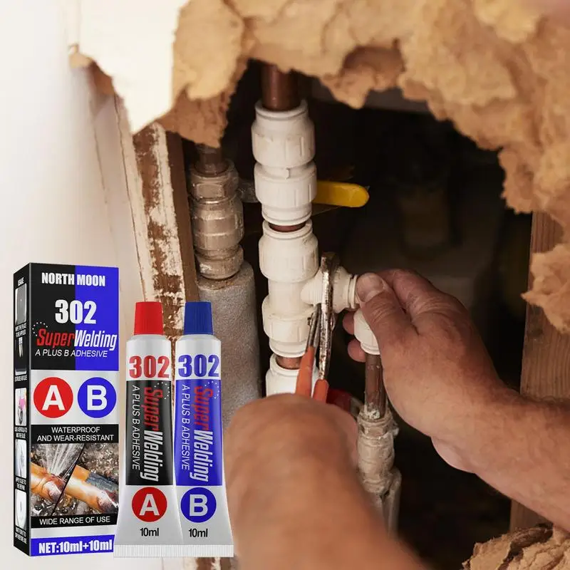 Metal Repair Filler AB Metal Cast Iron Repairing Adhesive Heavy Duty Glue Liquid Weld For Repairing All Surfaces Industrial Home
Metal Repair Filler AB Metal Cast Iron Repairing Adhesive Heavy Duty Glue Liquid Weld For Repairing All Surfaces Industrial Home