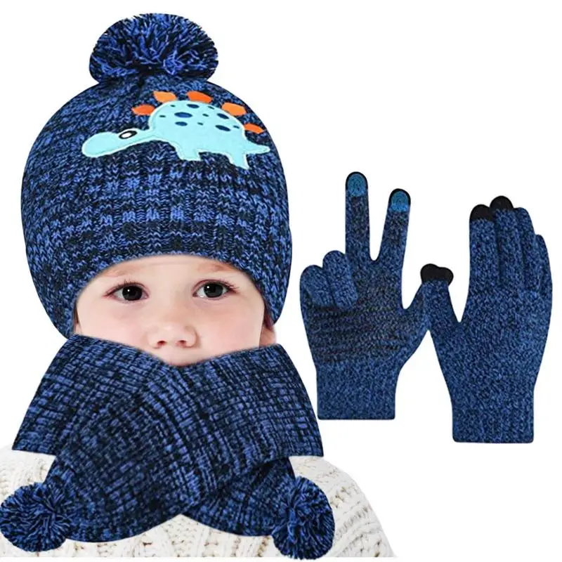 Winter Hat Scarf Gloves Set Knit Warm Beanie Hat Scarf And Gloves Set Kids Thick Hat Scarf And Snow Gloves Set For Boys Girls
Winter Hat Scarf Gloves Set Knit Warm Beanie Hat Scarf And Gloves Set Kids Thick Hat Scarf And Snow Gloves Set For Boys Girls