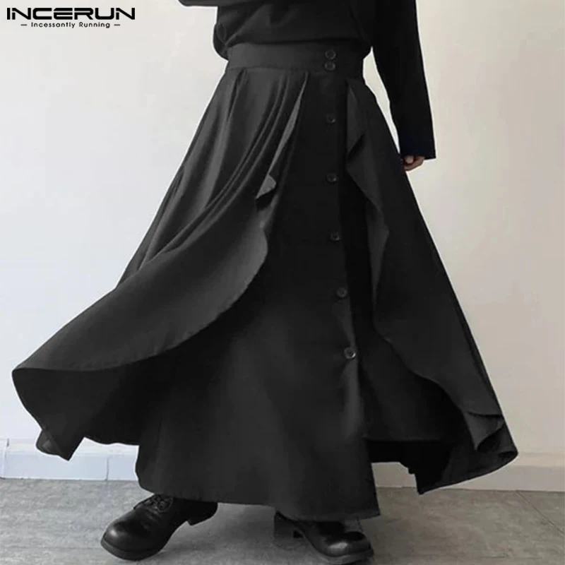Korean Style New Mens Trousers Solid Casual Simple Pantalons Fashion All-match Loose Comfortable Skirts Pants S-5XL INCERUN 2023
Korean Style New Mens Trousers Solid Casual Simple Pantalons Fashion All-match Loose Comfortable Skirts Pants S-5XL INCERUN 2023