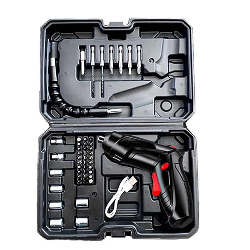 Small Multifunctional Rechargeable Folding Electric Screwdriver Set Electric Batch Lithium Battery Screwdriver
Small Multifunctional Rechargeable Folding Electric Screwdriver Set Electric Batch Lithium Battery Screwdriver