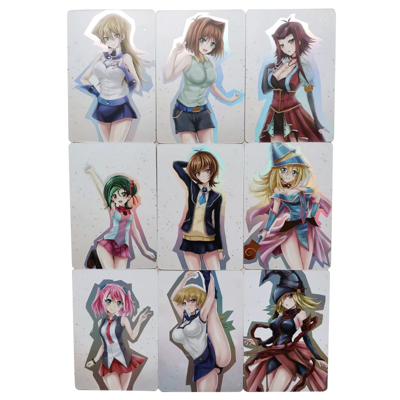 New Anime Yu-Gi-Oh Black Magician Girl Mizuki Kotori Mazaki Anzu Diy Sexy Collection Card Birthday Gift Anime Merchandise
New Anime Yu-Gi-Oh Black Magician Girl Mizuki Kotori Mazaki Anzu Diy Sexy Collection Card Birthday Gift Anime Merchandise