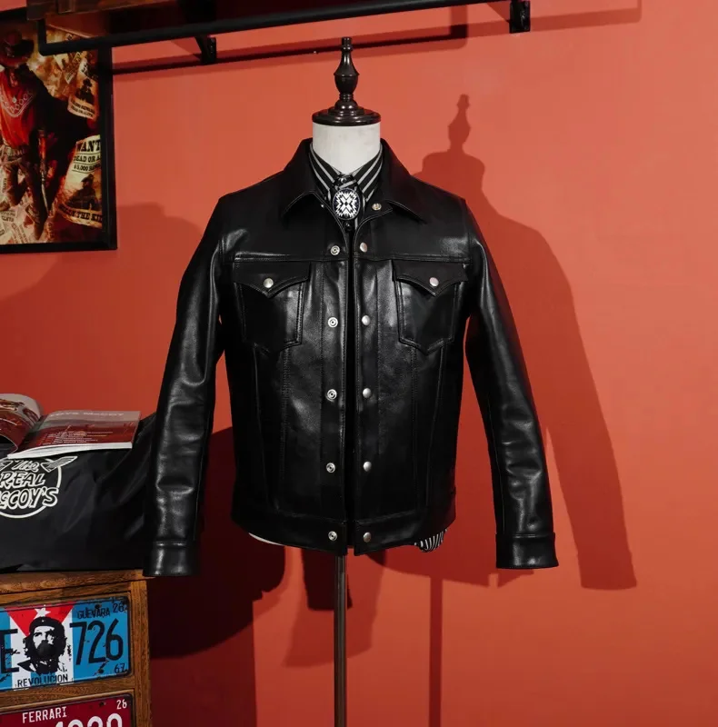 YR!Free shipping.Brand Japanese batik horseskin jacket.Luxury classic casual 557 style slim genuine leather coat,Italy calfskin
YR!Free shipping.Brand Japanese batik horseskin jacket.Luxury classic casual 557 style slim genuine leather coat,Italy calfskin