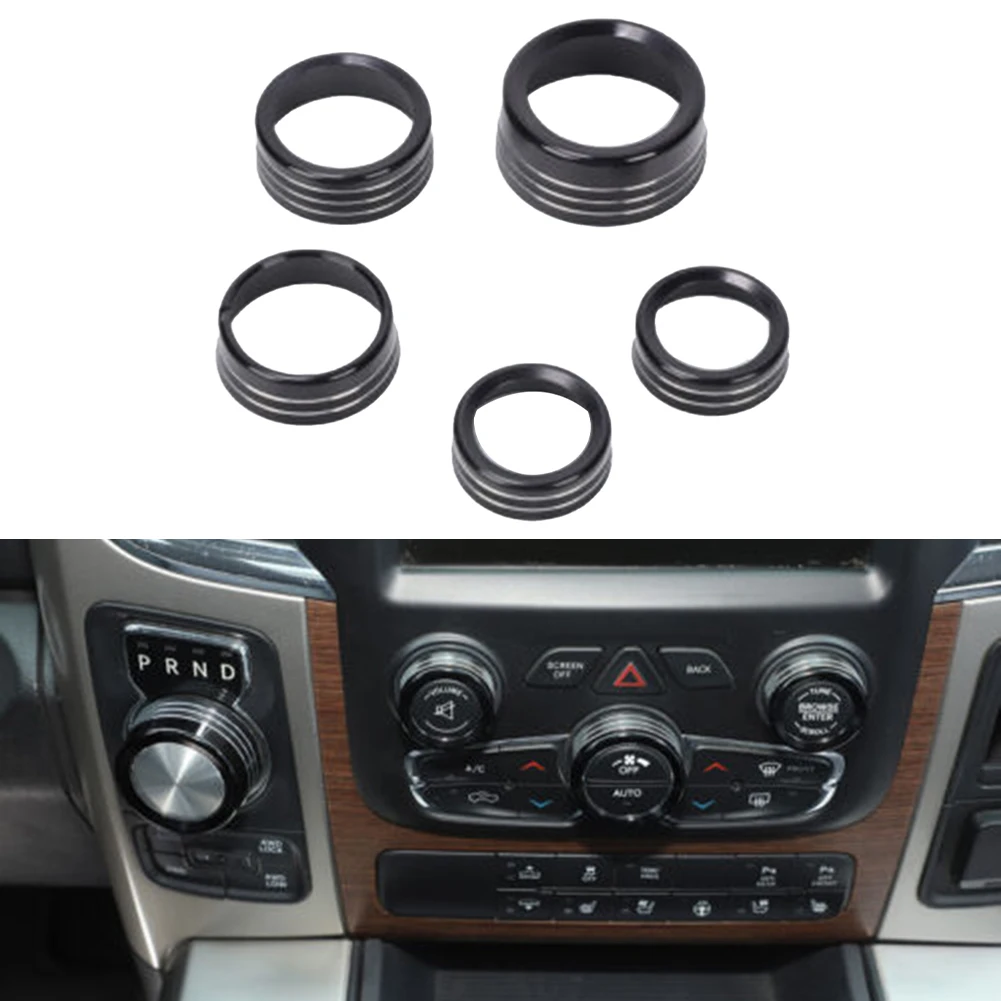 5pcs/set Black Headlight/ Center Console Switch Knob Cover Trim Ring Suitable For Dodge-RAM 1500 2013-2017 Interior Accessories
5pcs/set Black Headlight/ Center Console Switch Knob Cover Trim Ring Suitable For Dodge-RAM 1500 2013-2017 Interior Accessories