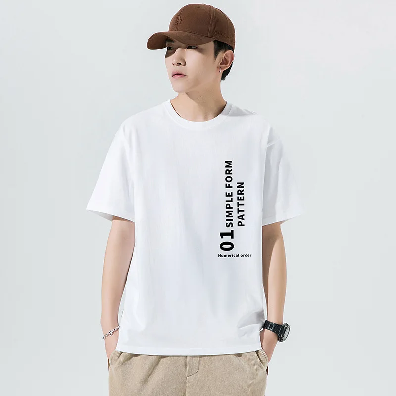 2023 Summer New Men's Short-sleeved T-shirt Pure Cotton Korean Style Round Neck Men's Large Size Top Base Shirt for Youth
2023 Summer New Men's Short-sleeved T-shirt Pure Cotton Korean Style Round Neck Men's Large Size Top Base Shirt for Youth