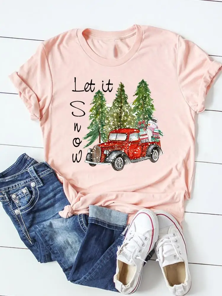 Snowman Funny Cute 90s T Shirt Clothes Holiday Print Top Women Female Christmas Fashion Graphic T-shirt Ladies Clothing Tee
Snowman Funny Cute 90s T Shirt Clothes Holiday Print Top Women Female Christmas Fashion Graphic T-shirt Ladies Clothing Tee