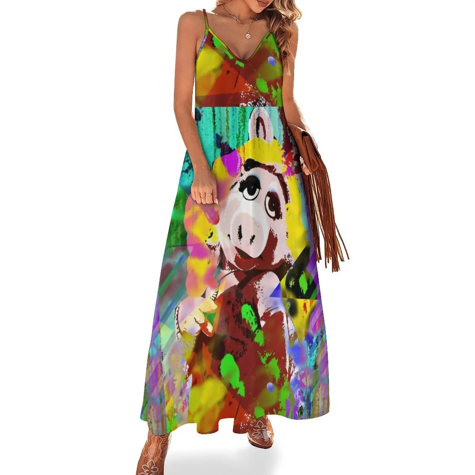 Piggy Sleeveless Dress women's dresses luxury wedding guest dress 2024 womens clothing Clothing female
Piggy Sleeveless Dress women's dresses luxury wedding guest dress 2024 womens clothing Clothing female