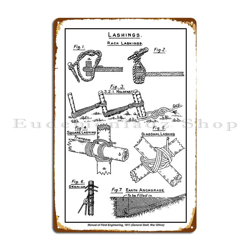 Vintage Knots And Lashings 4 Metal Plaque Poster Classic Rusty Living Room Design Kitchen Tin Sign Poster
Vintage Knots And Lashings 4 Metal Plaque Poster Classic Rusty Living Room Design Kitchen Tin Sign Poster