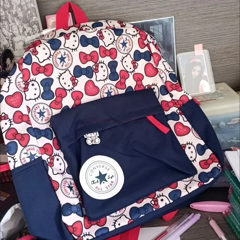 

Sanrio Mymelody Kuromi Cinnamoroll милый школьный рюкзак для девушек Корейская версия Instagram студенческий рюкзак для путешествий вместительный рюкзак