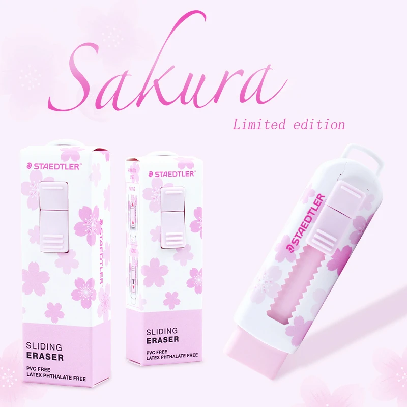 Sakura Series German STAEDTLER Eraser Sleeve Pencil Eraser Student Stationery Office Supplies Replaceable Heart 1 Piece School
Sakura Series German STAEDTLER Eraser Sleeve Pencil Eraser Student Stationery Office Supplies Replaceable Heart 1 Piece School