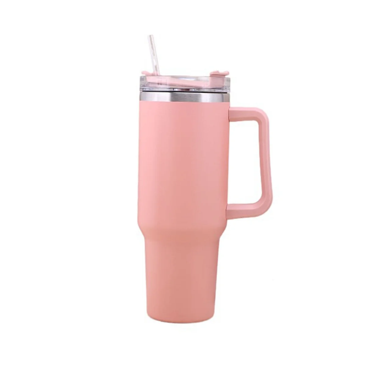 40 Oz Tumbler with Handle and Straw Lid Stainless Steel Insulated Tumblers Travel Mug for Hot and Cold Beverages B
40 Oz Tumbler with Handle and Straw Lid Stainless Steel Insulated Tumblers Travel Mug for Hot and Cold Beverages B