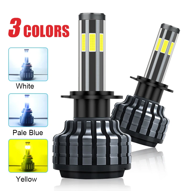 2Pc H7 Led Car Headlights 12V Canbus Lamps 110W 10000LM Low High Beams 6 Sides Chips 360 Degree Lighting Bright Bulbs
2Pc H7 Led Car Headlights 12V Canbus Lamps 110W 10000LM Low High Beams 6 Sides Chips 360 Degree Lighting Bright Bulbs