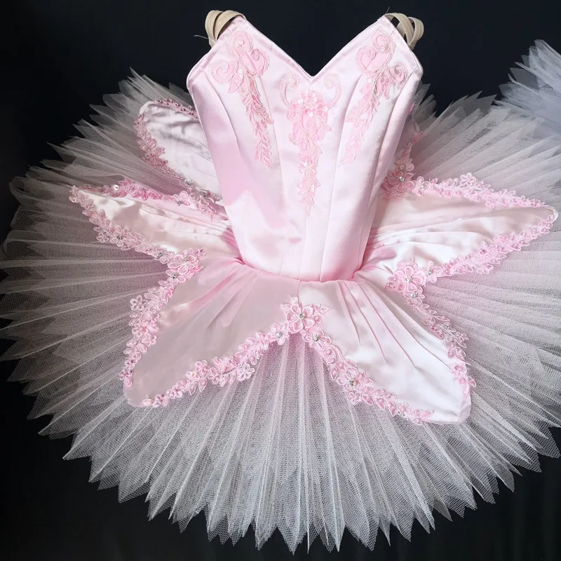 

New Coming Professional High Quality Costom Color Costom Size Kids Girls Adult Women Performance Wear Pink Ballet Tutu