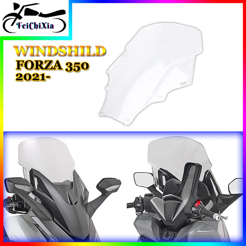 Motorcycle Heightening Windshield Transparent Windscreen Wind Deflectors FOR HODNA Forza350 NSS350 FORZA 350 NSS 350 2021-2023
Motorcycle Heightening Windshield Transparent Windscreen Wind Deflectors FOR HODNA Forza350 NSS350 FORZA 350 NSS 350 2021-2023