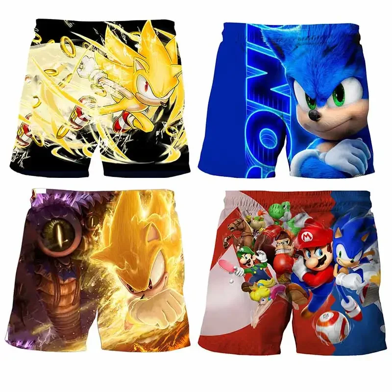 Sonic The Hedgehog shorts pants Girls Boys Harajuku Beach pants for children 4-14Y pants For Kids 3D Cartoon Print
Sonic The Hedgehog shorts pants Girls Boys Harajuku Beach pants for children 4-14Y pants For Kids 3D Cartoon Print