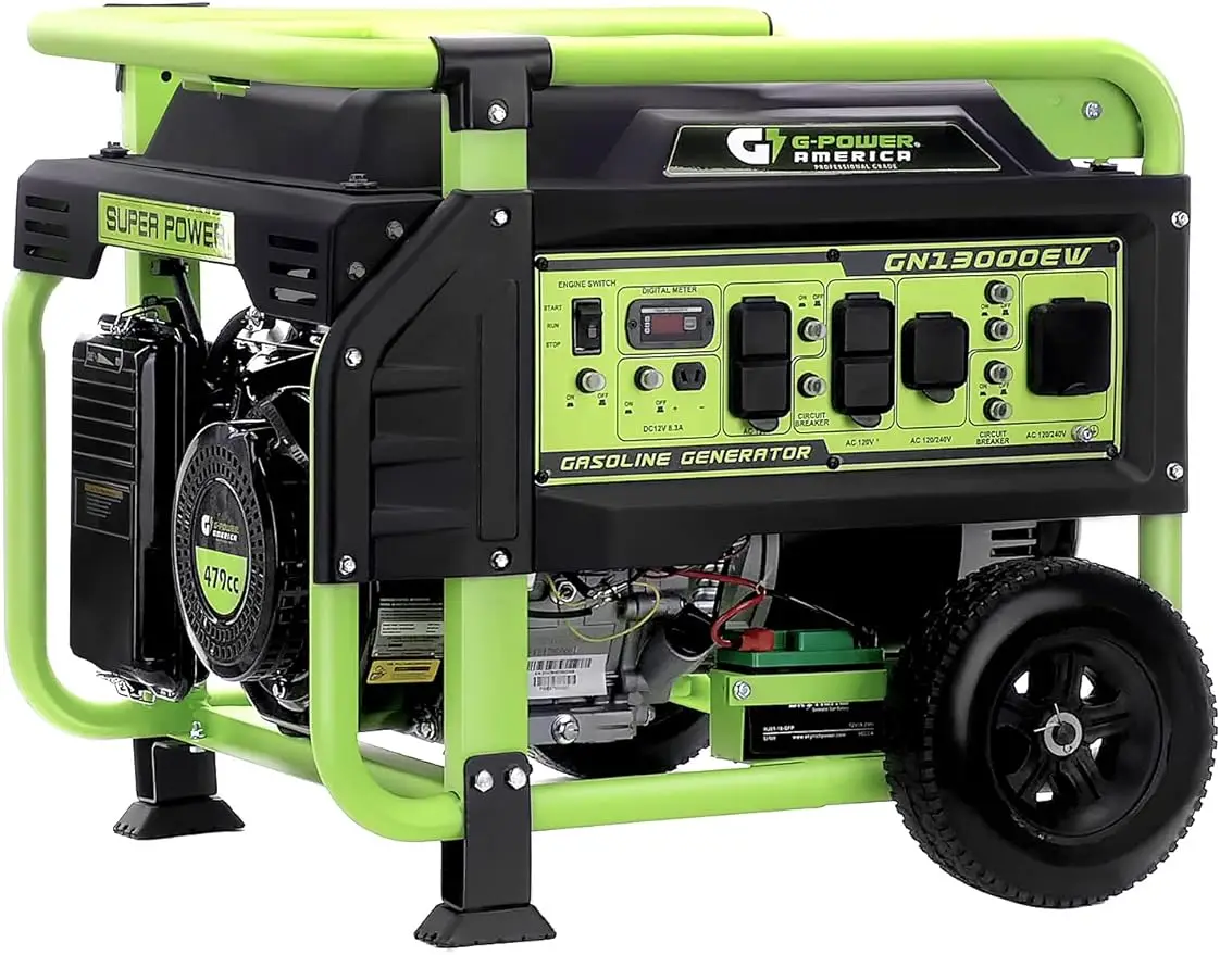 Портативный генератор Green-Power America, 13000 Вт, с бензиновым двигателем, отдачей/электрическим стартом, 12 в-8. 3A зарядная розетка, Home Back U
Портативный генератор Green-Power America, 13000 Вт, с бензиновым двигателем, отдачей/электрическим стартом, 12 в-8. 3A зарядная розетка, Home Back U