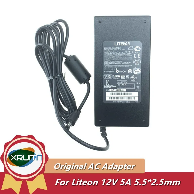 

Original Liteon PA-1600-2A-LF PA-1600-02K 12V 5A 60W 5.5x2.5mm AC Power Adapter For CISCO Webex DX80 DX70 Video Power Supply